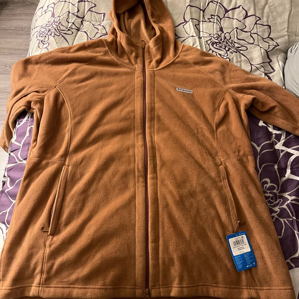 Columbia Brown Fleece Hoodie